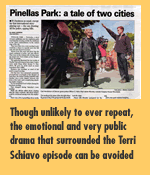 protesters marred the dignity and calm of Pinellas Hospice